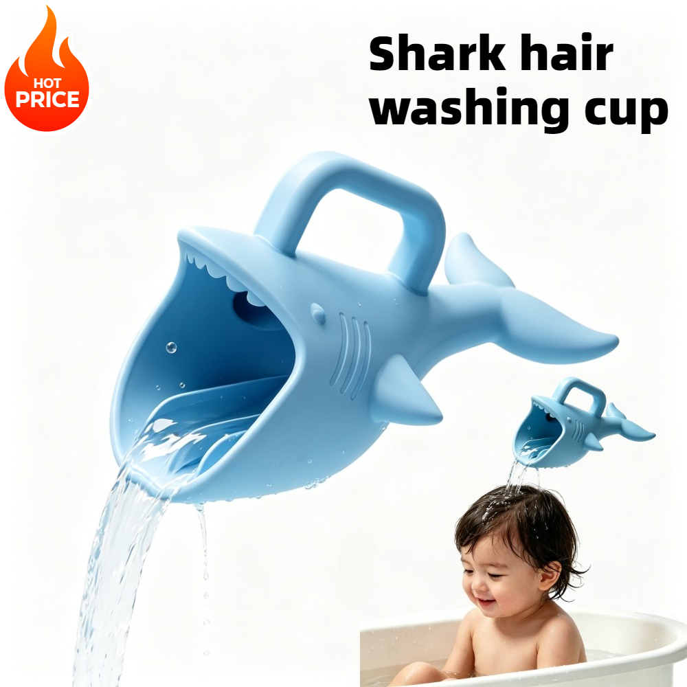 Silicone shark Baby Bath Rinse - đánh giá và giá Baby Products For Bathing