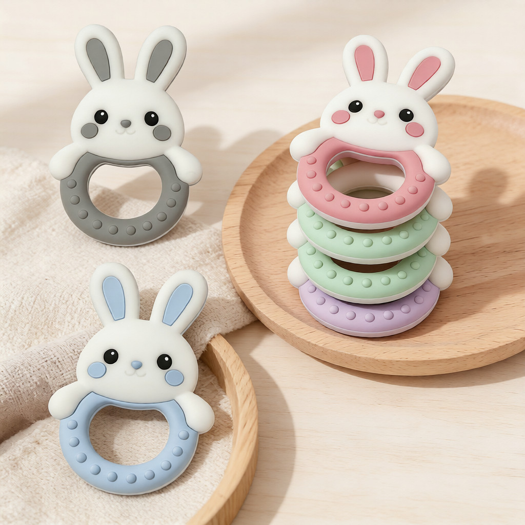 1Pcs Baby Teether Silicone Toy - đánh giá và giá Baby Products Nipples