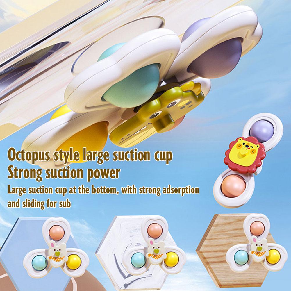 3PCS Suction Cup Rotating Toy  - đánh giá và giá Baby Products For Bathing