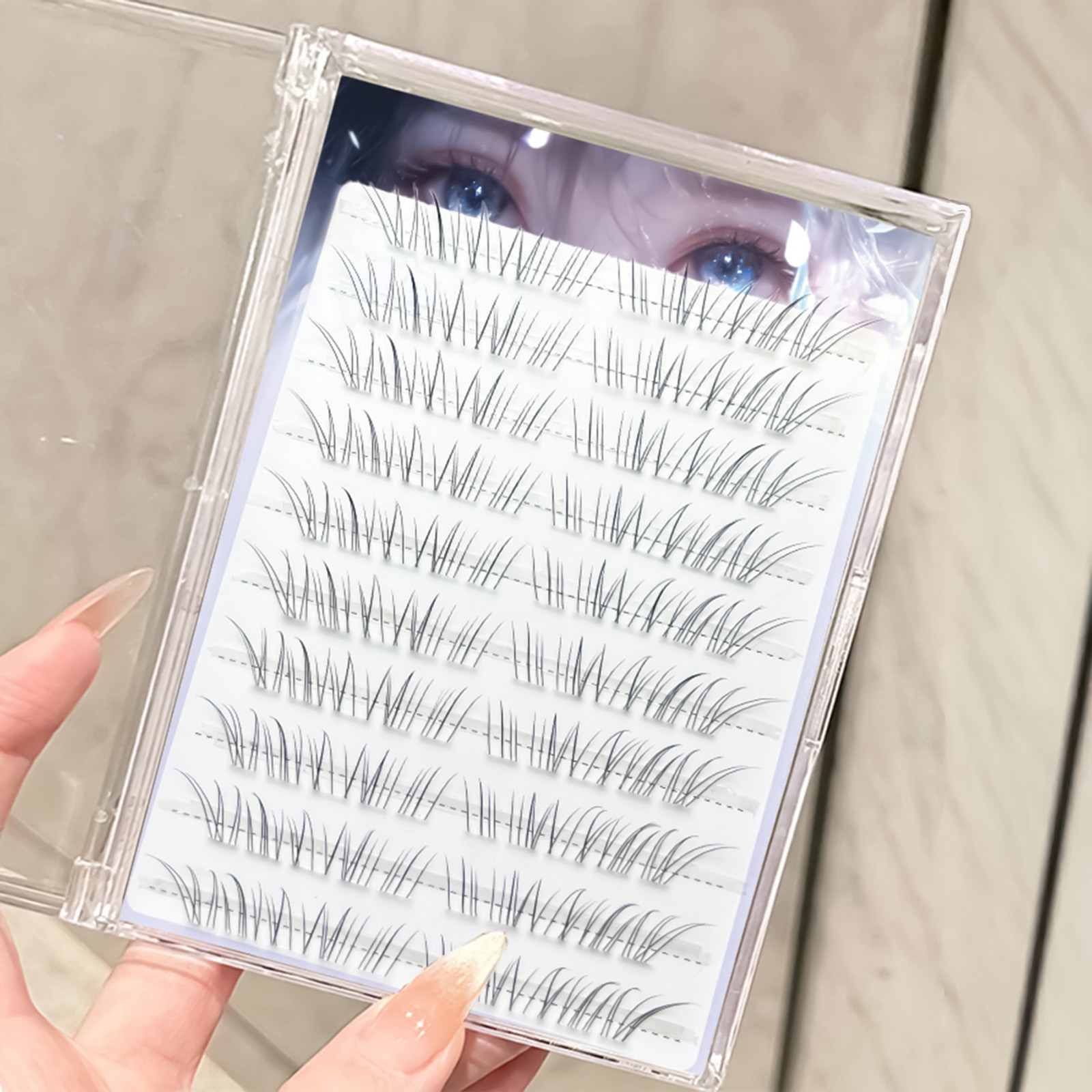 Korean Style False Eyelashes B - đánh giá và giá Baby Products Korean