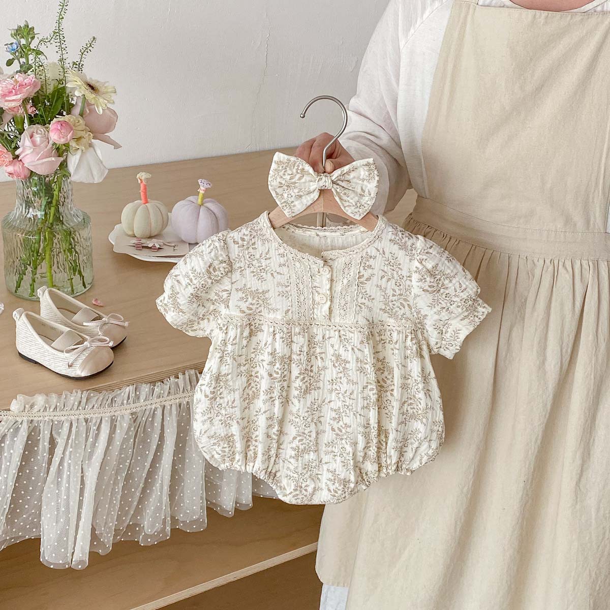 Summer Thin Baby Crepe Cloth F - đánh giá và giá Baby Products Korean