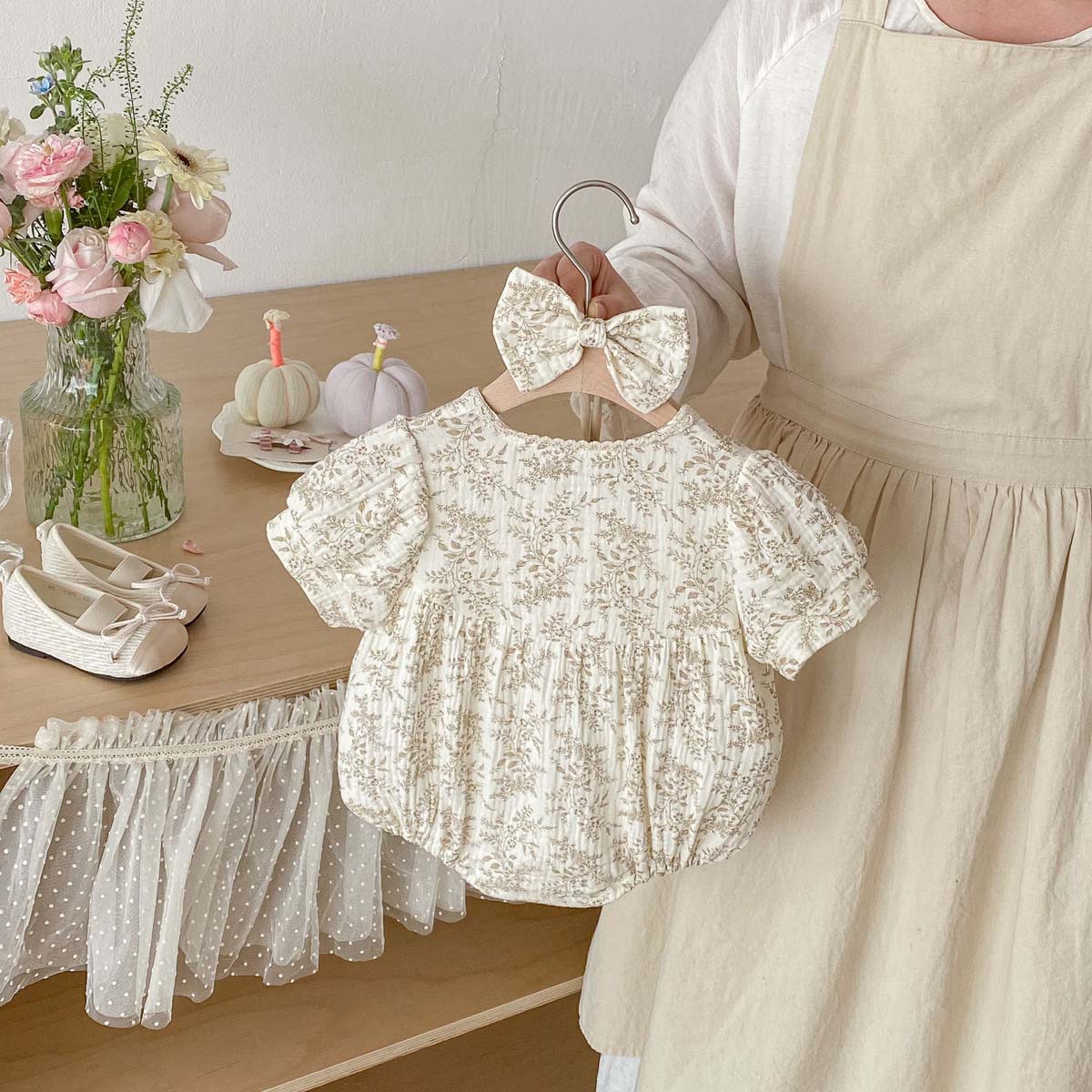 Summer Thin Baby Crepe Cloth F - đánh giá và giá Baby Products Korean