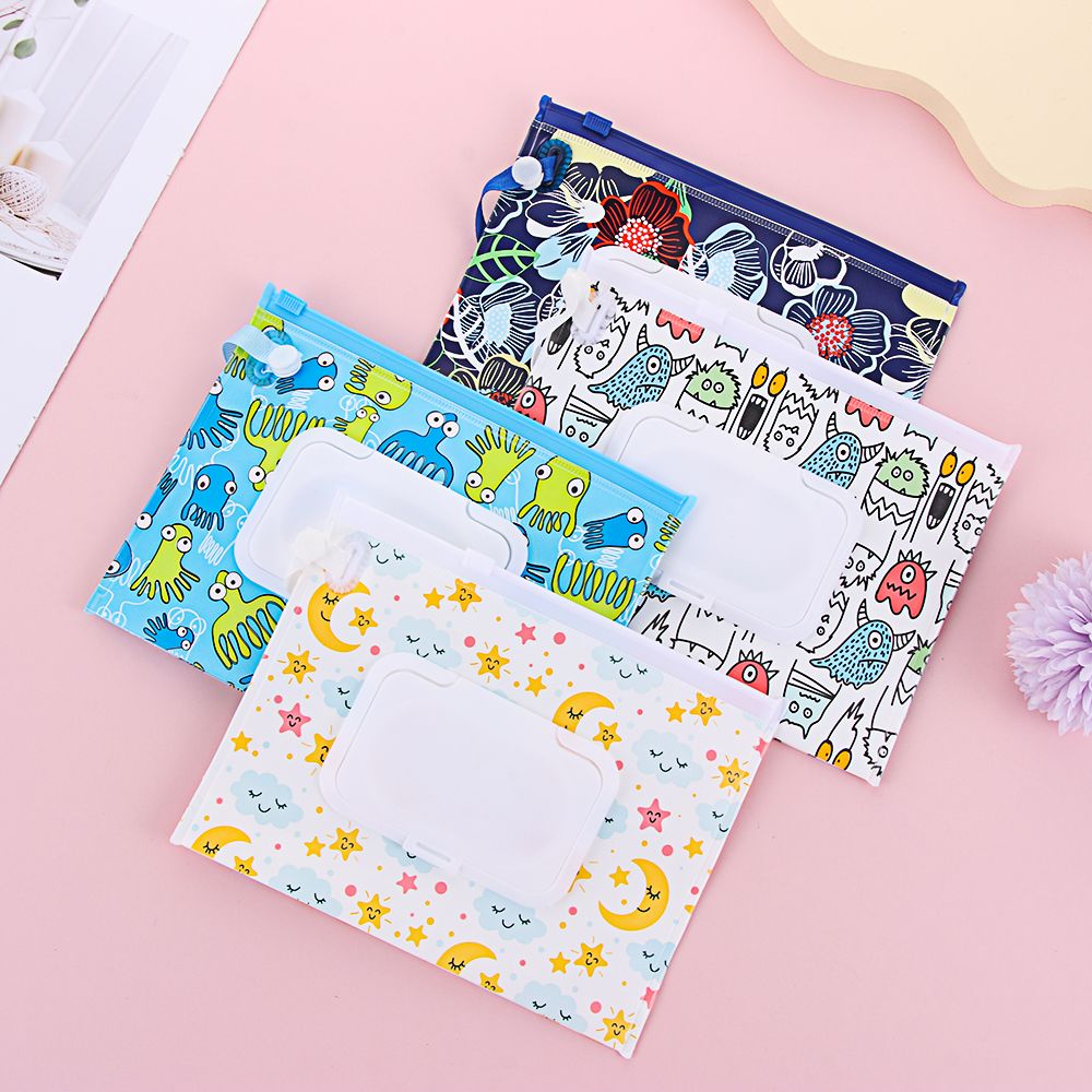 Portable Flip Cover Wet Wipes  - đánh giá và giá Baby Products Korean
