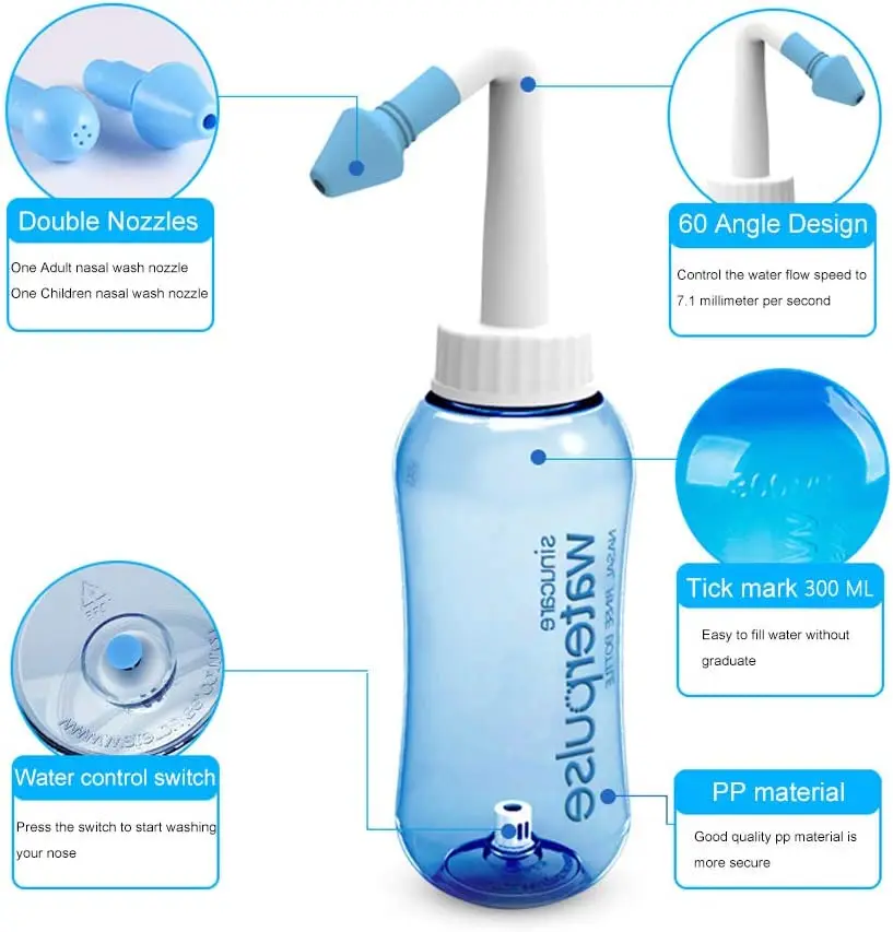 300ml 500ml Neti Pot Nasal Irr - đánh giá và giá Baby Nose Cleaner