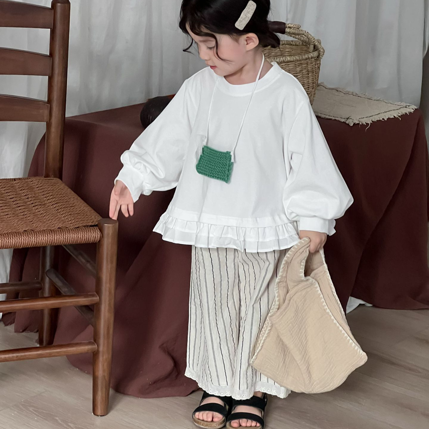2025 Girls' Baby Retro Loose L - đánh giá và giá Baby Products Korean